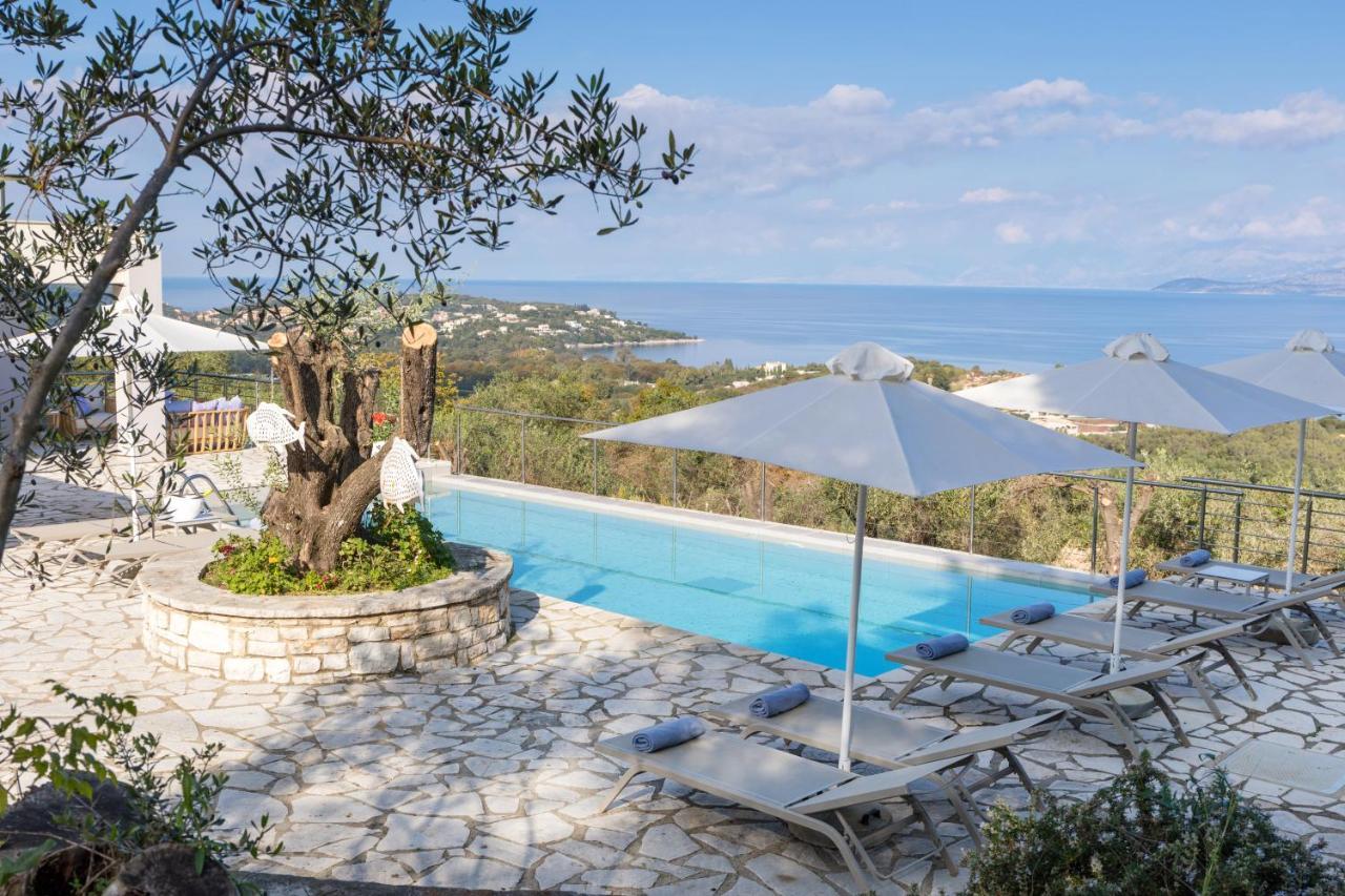 Villa White Stone By Rodostamo Collection Kassiopi Buitenkant foto