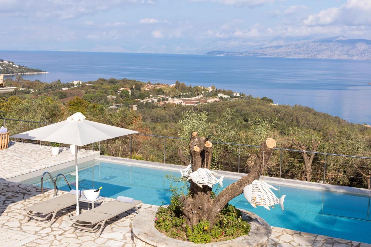 Villa White Stone By Rodostamo Collection Kassiopi Buitenkant foto